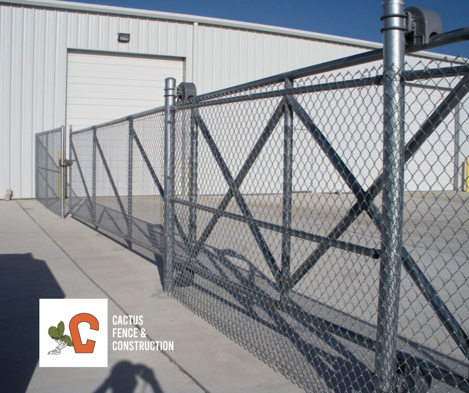 What type of fence is best for a business? - Cactus Fence project photo