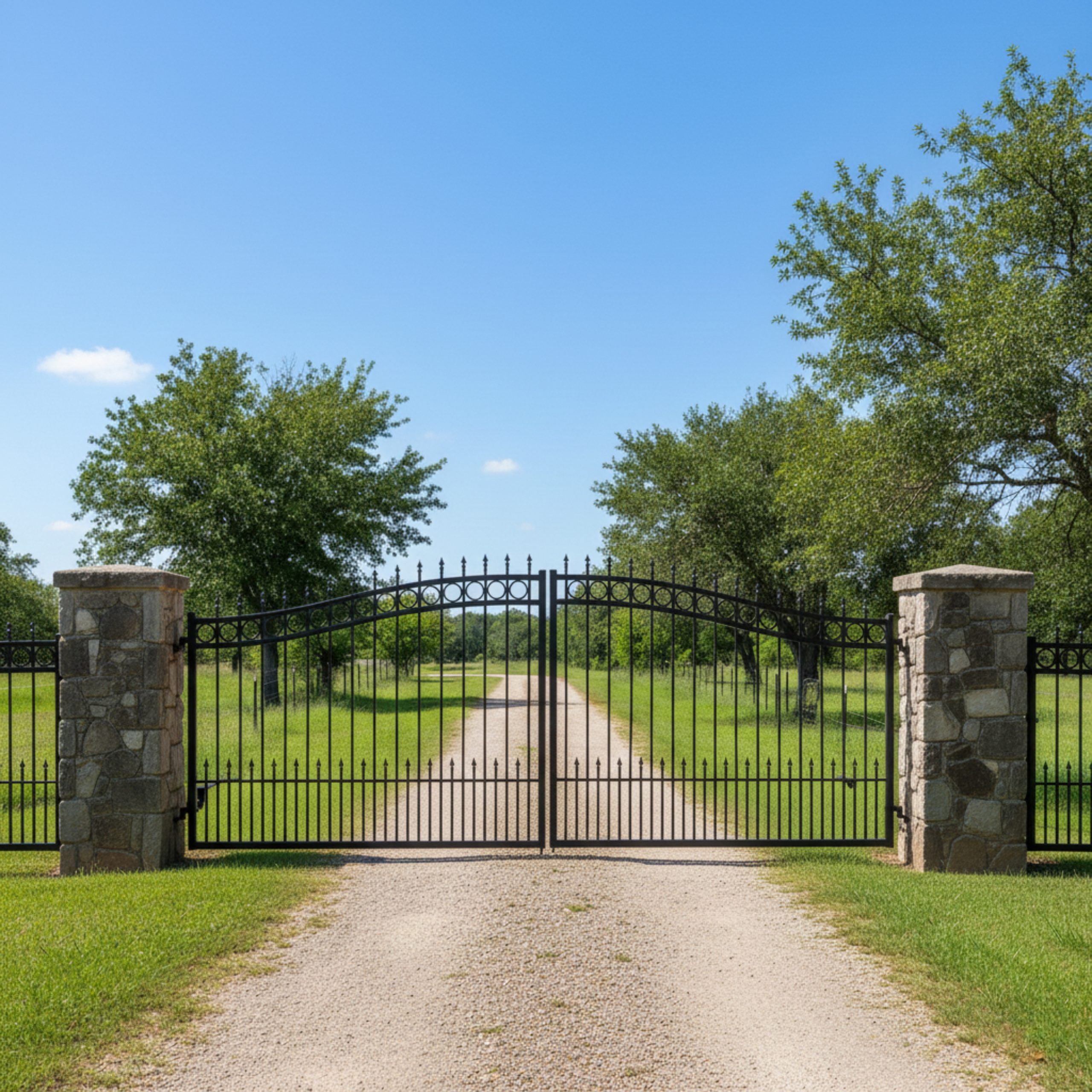 What kind of gate is best for acreage property? - Cactus Fence project photo
